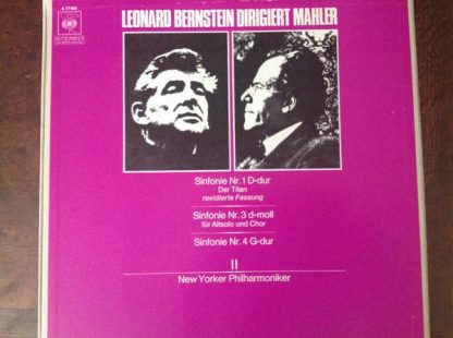 CBS 77403 - Leonard Bernstein Dirigiert Mahler Sinfonien I,III,I