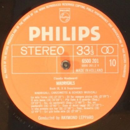 Philips 6799 006 - Madrigali Libri 8-9-10 - Image 13