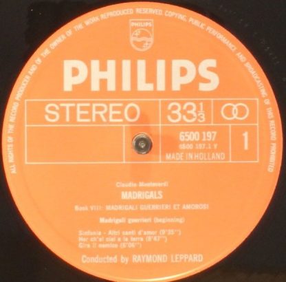 Philips 6799 006 - Madrigali Libri 8-9-10 - Image 6