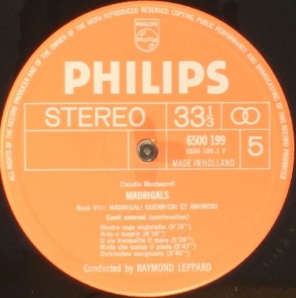 Philips 6799 006 - Madrigali Libri 8-9-10 - Image 10