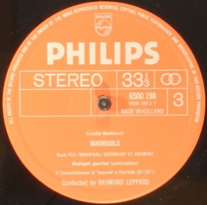 Philips 6799 006 - Madrigali Libri 8-9-10 - Image 11