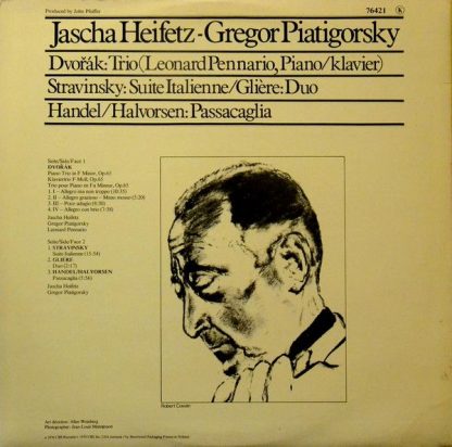 Columbia Masterworks 76421 - Piano Trio, Op. 65 / Suite Italienn - Image 3