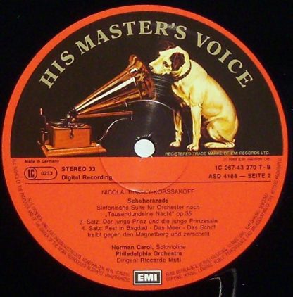 His Master's Voice 1C 067-43 270 T - Scheherazade - Image 3