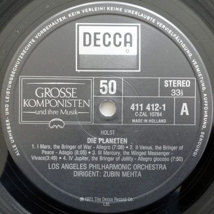 DECCA 411 412-1 - Grosse Komponisten Und Ihre Musik 50: Holst - - Image 3