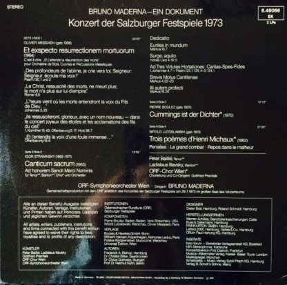 Telefunken 6.48066 EK - Ein Dokument - Konzert Der Salzburger Fe - Image 2