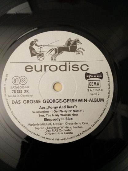 Eurodisc 78 337 XK - Das Große George-Gershwin-Album (Mit Lawren - Image 9
