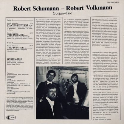 FSM Aulos FSM 53529 AUL - Robert Schumann - Phantasiestücke, Rob - Image 2