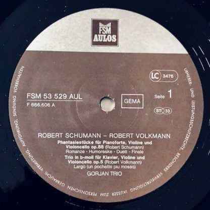 FSM Aulos FSM 53529 AUL - Robert Schumann - Phantasiestücke, Rob - Image 3