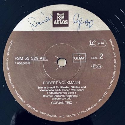 FSM Aulos FSM 53529 AUL - Robert Schumann - Phantasiestücke, Rob - Image 4