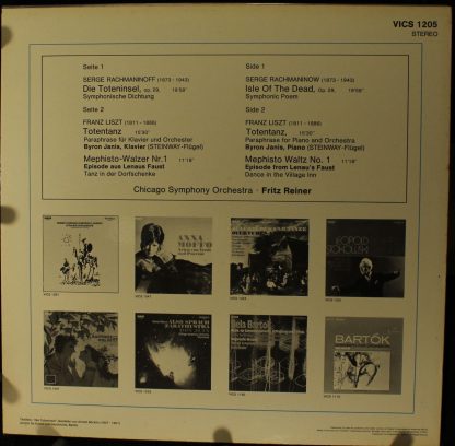 RCA VICS 1205 - Isle Of The Dead / Todtentanz / Mephisto Waltz - Image 2