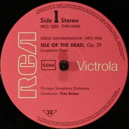 RCA VICS 1205 - Isle Of The Dead / Todtentanz / Mephisto Waltz - Image 3