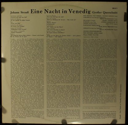 Odeon STO 80 611 - Eine Nacht In Venedig (Grosser Querschnitt) - Image 2