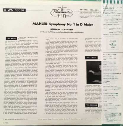 Westminster X WN 18014 - Symphony No. 1 In D Major - Image 2