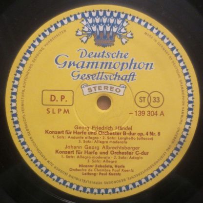 Deutsche Grammophon 139 304 SLPM - Werke Für Harfe Und Orchester - Image 3