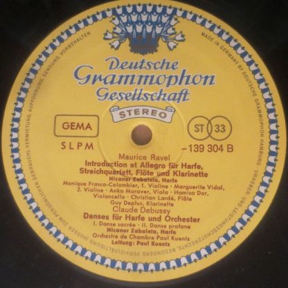 Deutsche Grammophon 139 304 SLPM - Werke Für Harfe Und Orchester - Image 4
