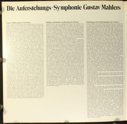 DECCA 63 835 - Symphonie Nr. II c - moll "Auferstehung" - Image 2