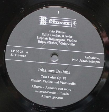 Claves LP 30-281 - Trio Fischer - Image 3