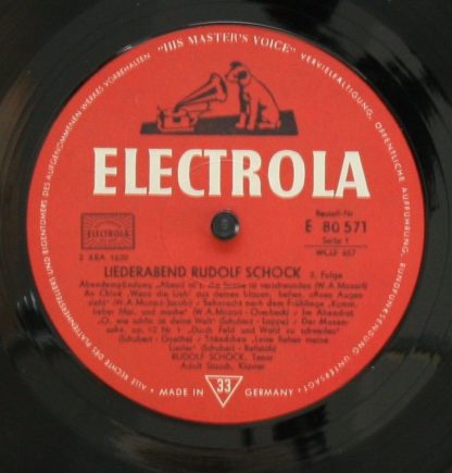 Electrola E 80 571 - Liederabend, Zweite Folge - Image 3