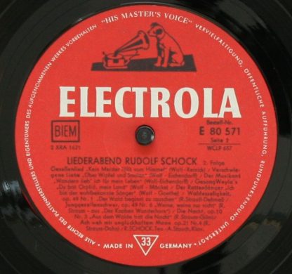 Electrola E 80 571 - Liederabend, Zweite Folge - Image 4