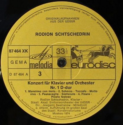 Eurodisc 78464-7 - Zeitgenössische Russische Komponisten - Image 5