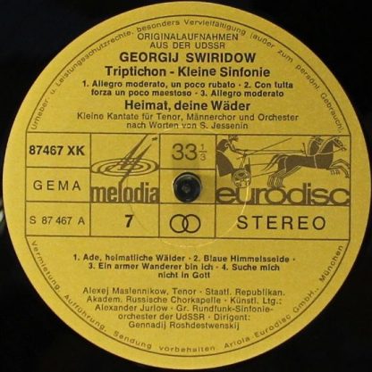 Eurodisc 78464-7 - Zeitgenössische Russische Komponisten - Image 8
