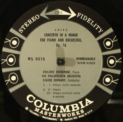 Columbia Masterworks MS 6016 - Concerto & Rhapsody - Image 4