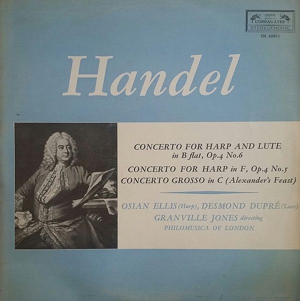 L'Oiseau-Lyre SOL 60013 - Concerto For Harp And Lute In B Flat,