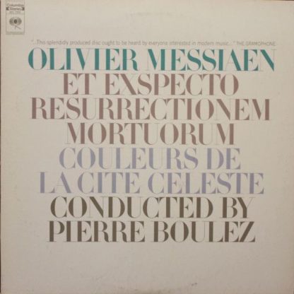 Columbia Masterworks MS 7356 - Et Exspecto Resurrectionem Mortuo