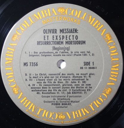 Columbia Masterworks MS 7356 - Et Exspecto Resurrectionem Mortuo - Image 3