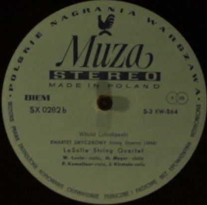 Polskie Nagrania Muza SX 0282 - Lasalle String Quartet - Image 4