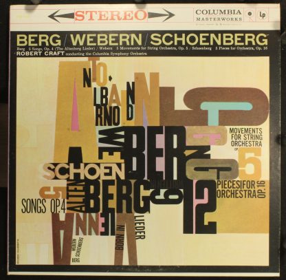 Columbia Masterworks CMS 6103 - 5 Songs / 5 Movements / 5 Pieces