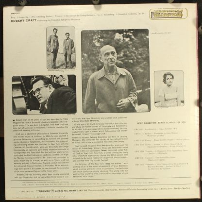 Columbia Masterworks CMS 6103 - 5 Songs / 5 Movements / 5 Pieces - Image 2