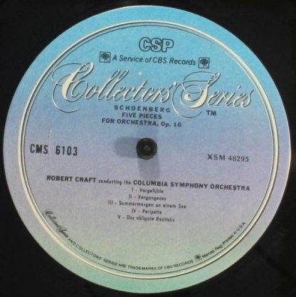 Columbia Masterworks CMS 6103 - 5 Songs / 5 Movements / 5 Pieces - Image 3