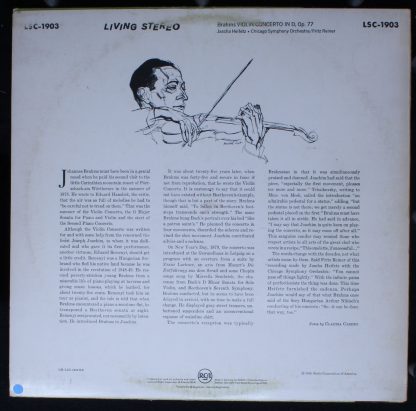RCA Victor Red Seal LSC-1903 - Violin Concerto (In D) - Image 2