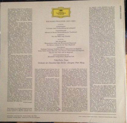 Deutsche Grammophon 135 022 - Ticho Parly, Tenor - Richard Wagne - Image 2