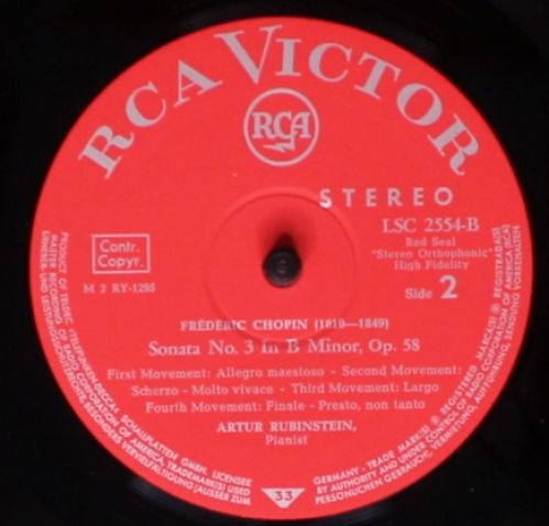 RCA Red Seal LSC-2554-B - Sonate Nr. 2 B-Moll Op. 35 "Mit Dem Tr - Image 4