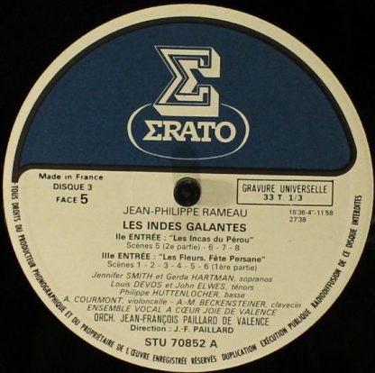 Erato STU 70850/53 - Les Indes Galantes - Image 11