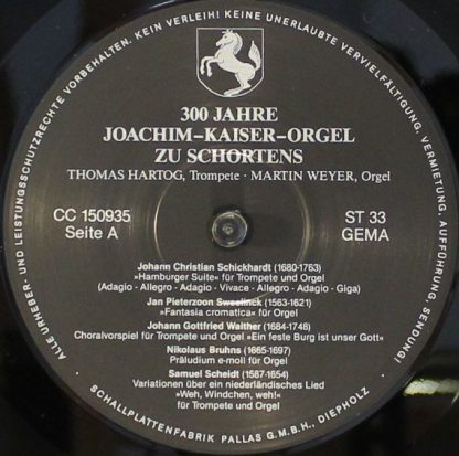 Not On Label CC 150935 - 300 Jahre Joachim-Kayser-Orgel Zu Schor - Image 3