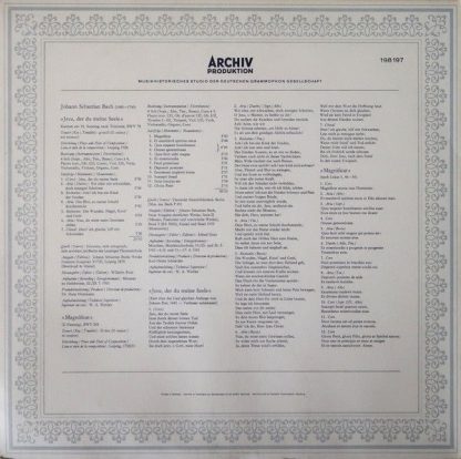 Archiv Produktion 198 197 - "Jesu, Der Du Meiner Seele" Kantate - Image 2