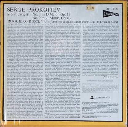 Candide QCE 31081 - Violin Concerti Nos. 1 & 2 - Image 2
