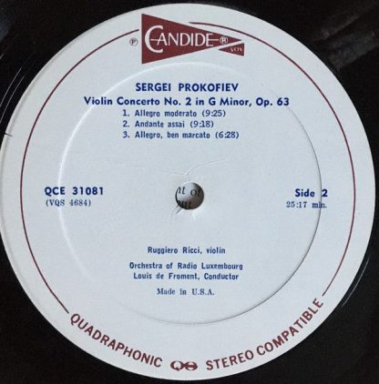 Candide QCE 31081 - Violin Concerti Nos. 1 & 2 - Image 4
