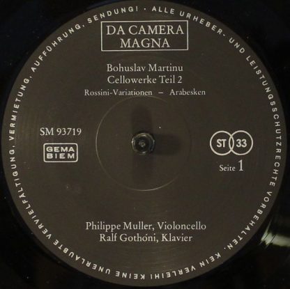 Da Camera Magna SM 93719 - Cellowerke 2 - Image 4