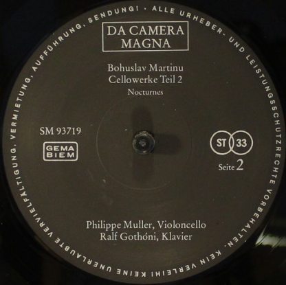 Da Camera Magna SM 93719 - Cellowerke 2 - Image 3