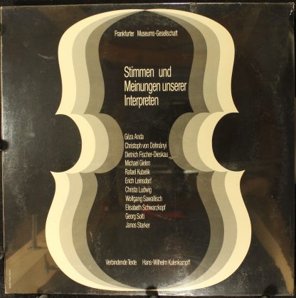 Frankfurter Museums-Gesellschaft e.V. IMS 067 - Stimmen Und Mein
