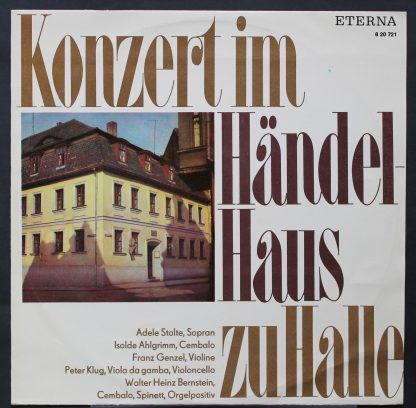 Eterna 8 20 721 - Konzert Im Händel-Haus Zu Halle
