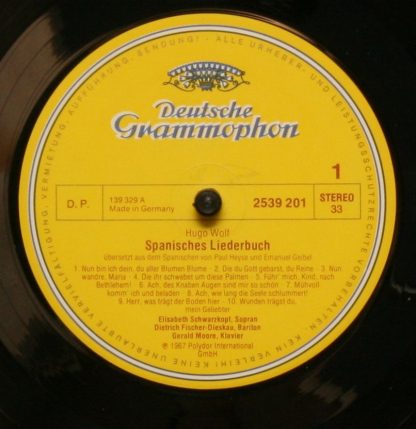 Deutsche Grammophon 2726 071 - Spanisches Liederbuch - Image 5
