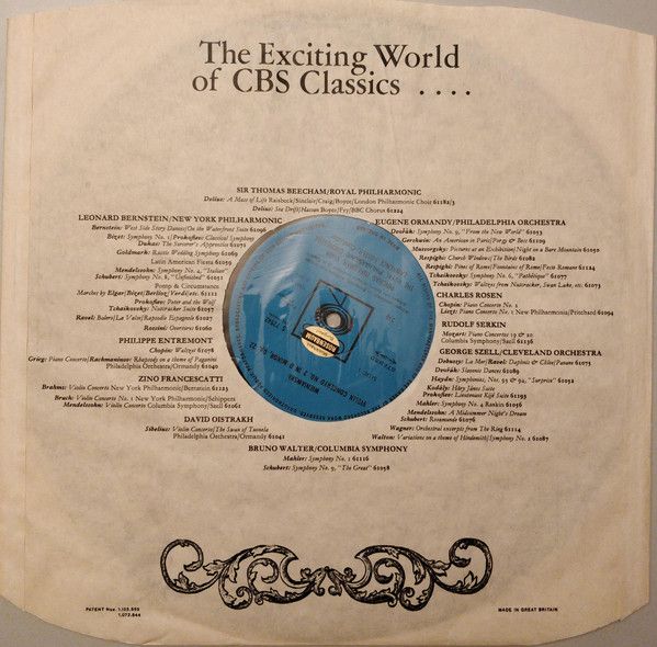 CBS S 72942 - Violin Concerto No. 2 In D Minor / Violin Concerto - Image 5