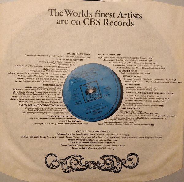 CBS S 72942 - Violin Concerto No. 2 In D Minor / Violin Concerto - Image 6