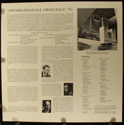 Not On Label 66.21 922 - Internationale Orgeltage ´79 II - Image 2