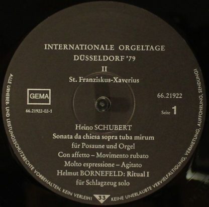 Not On Label 66.21 922 - Internationale Orgeltage ´79 II - Image 3